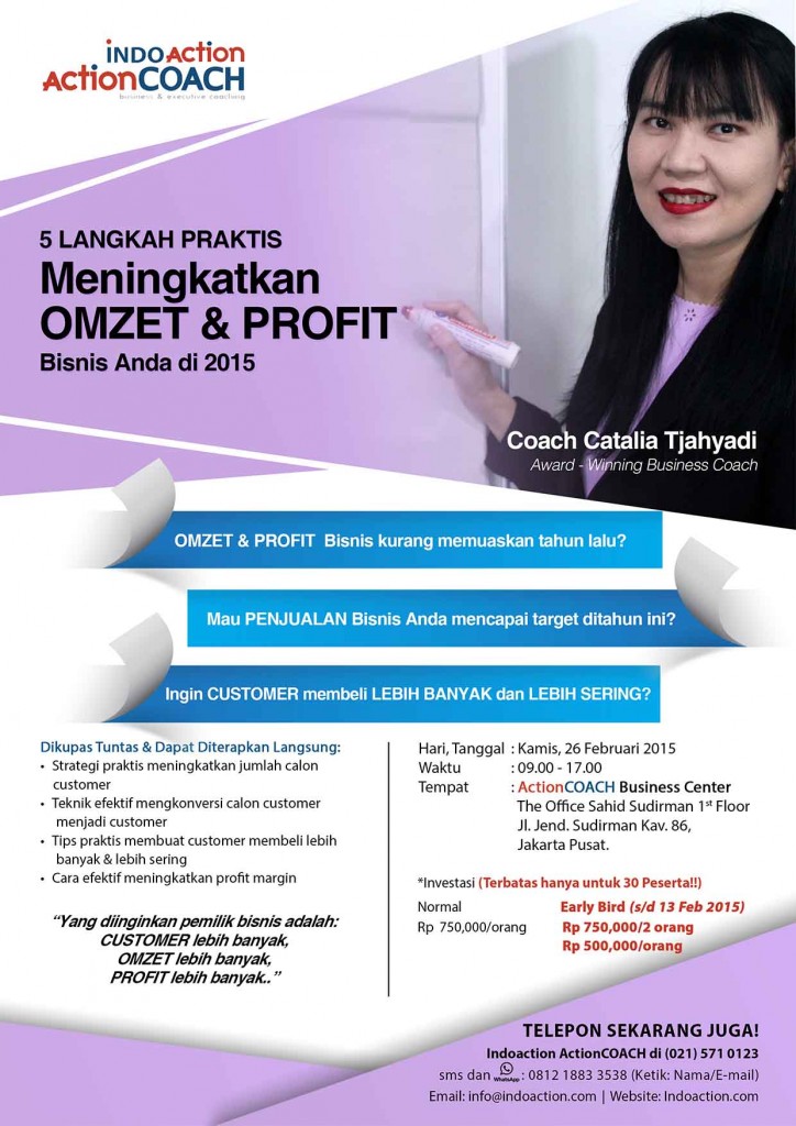 Business Gathering with Coach Catalia Tjahyadi, 26 Feb by Indoaction ActionCOACH